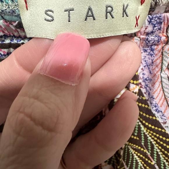 Stark Lightweight Tropical Leaf Print Pants Size Small EUC - Picture 3 of 5